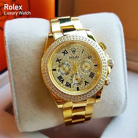 rolex gold colour watch price